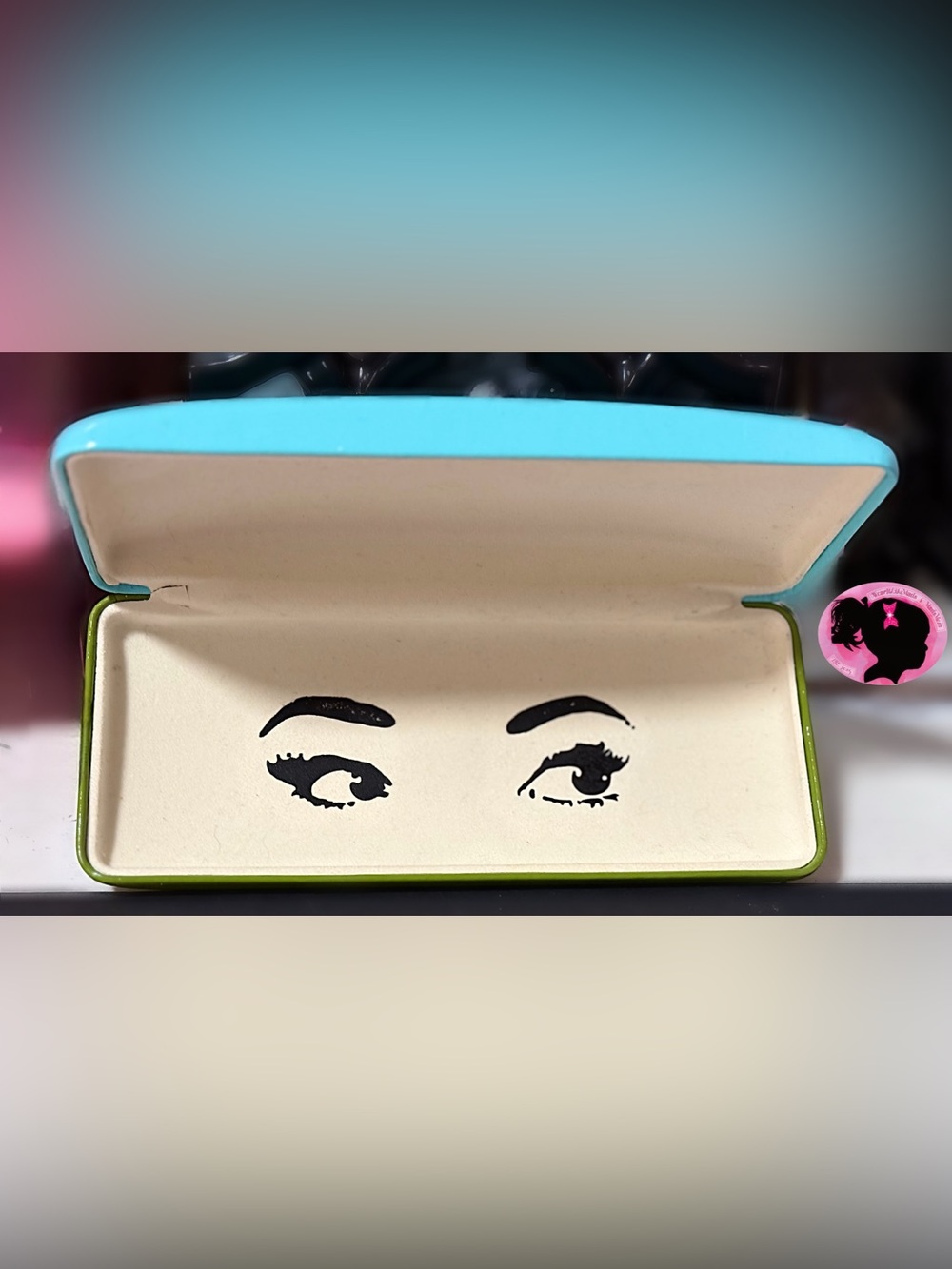 Kate Spade - Color-block Eyeglass Case (does not fit sunglasses)